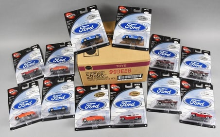 2002 Hot Wheels Ford Asst. Orig Factory Case-MOC-NOS