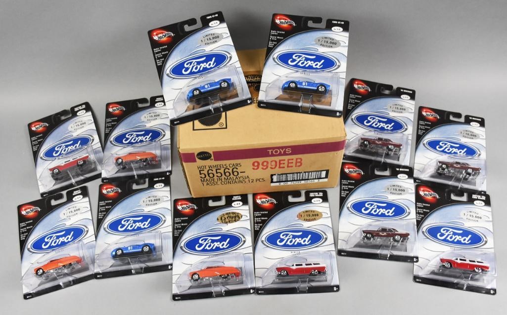 2002 Hot Wheels Ford Asst. Orig Factory Case-MOC-NOS (1 of 4)
