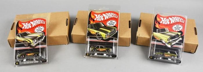 (3) 2016, 2017 Mattel Hot Wheels 2017 Collectors Eds-MOC-NOS