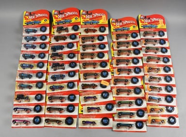 (50) 1992  Hot Wheels 25th Anniversary Diecast-MOC-NOS