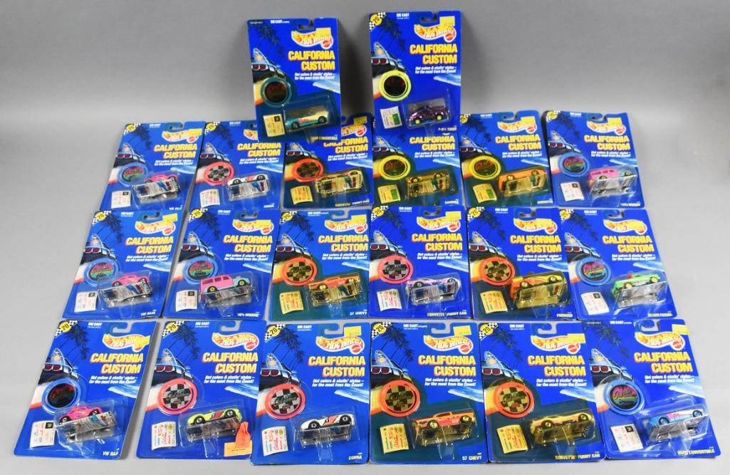 (20) 1989  Hot Wheels California Custom-MOC-NOS (1 of 3)
