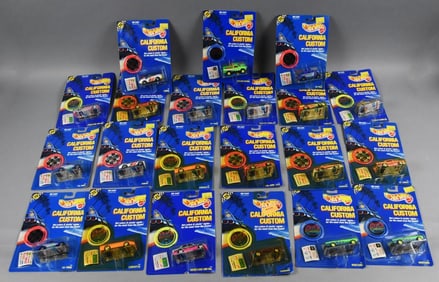 (21) 1989 Hot Wheels California Custom-MOC-NOS