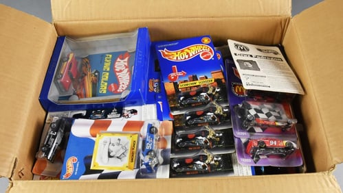 (41) 1990s Mattel Hot Wheels Action Pack Sets-MIP-NOS