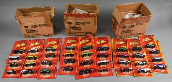 (3) 2009 Johnny Lightning 40th Anniversary Factory Cases-NOS