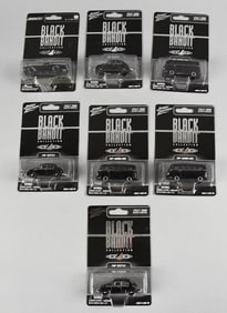 (7) 2003 Johnny Lightning Black Bandit Die-Cast-MOC-NOS
