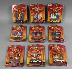 (9) 2007 Johnny Lightning Dukes of Hazzard Die-Cast-NOS