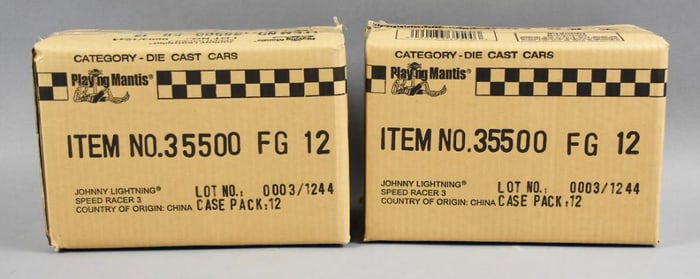 24 Playing Mantis Johnny Lightning Diecast 2 Factory Sealed Cases