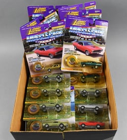 (66) 1990s Johnny Lightning Muscle Cars Die-Cast-MOC-NOS