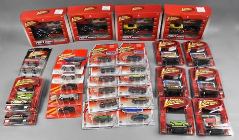 (31) 2000s Johnny Lightning Die-Cast Assortment-MOC-NOS