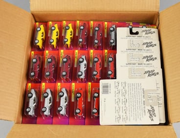 1997 Speed Rebels Johnny Lightning  Factory Shipping Box-NOS
