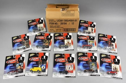 2002 Johnny Lighting James Bond Factory Case-MIP-NOS