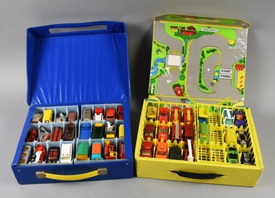 Matchbox, Tara Toy Corp Die-Cast Carry Cases-80+ Cars