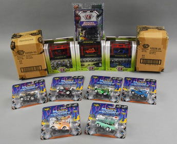 (22) 2000s Maisto & M2 Machines-Sealed Shipping Cases-NOS