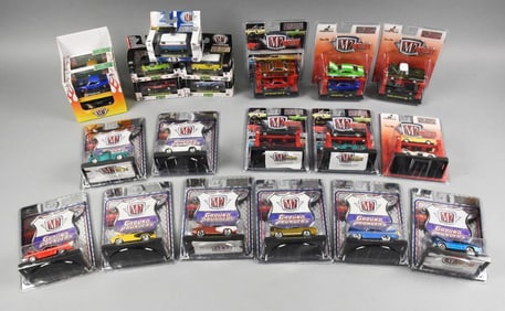 (23) 2000s M2 Machines Assortment Die-Cast 1:64-MOC-NOS