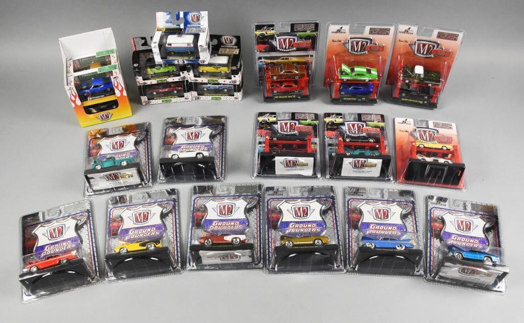 (23) 2000s M2 Machines Assortment Die-Cast 1:64-MOC-NOS (1 of 5)