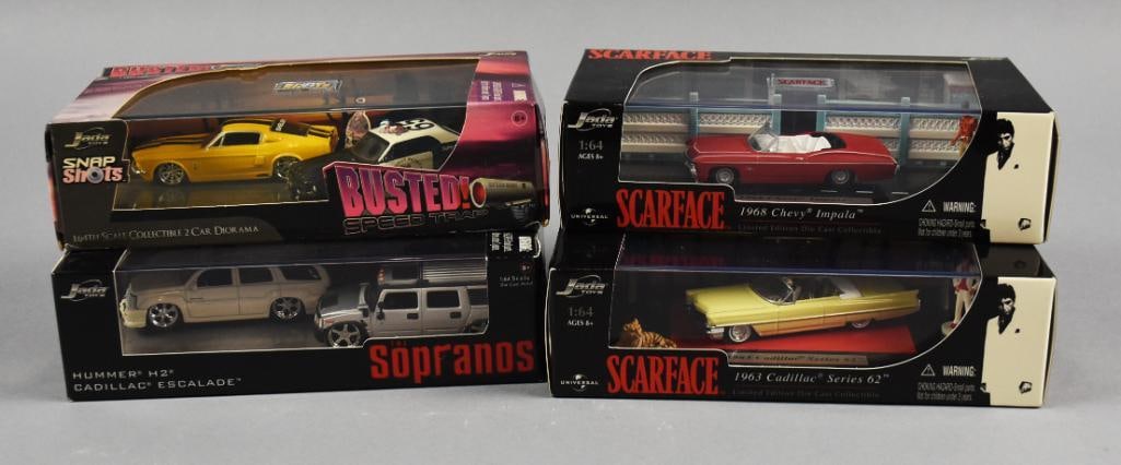 (4) 2006 Jada Toys Die Cast 1:64 Scale Ltd Eds-MIB-NOS (1 of 3)