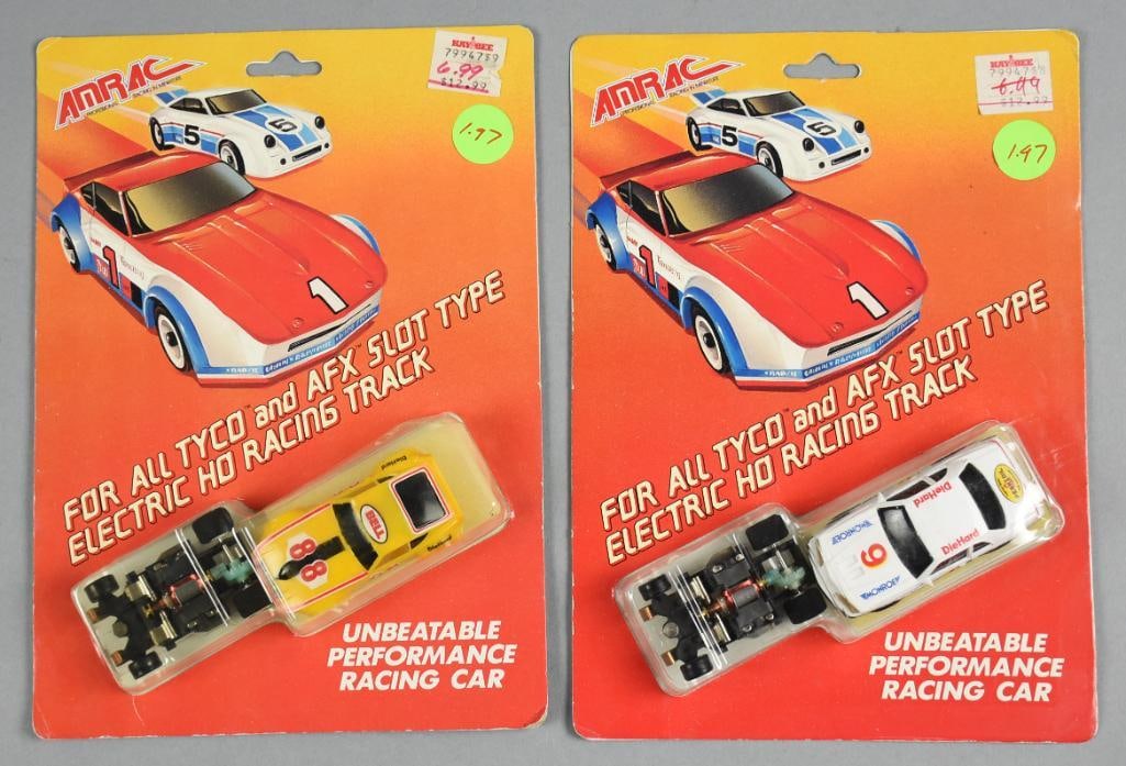 (2) Vintage Amrac Die-Cast Slot Cars  MOC-NOS (1 of 3)