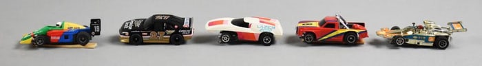(5) Vintage Tyco, A/FX and More Slot Cars Indy Racers-Loose