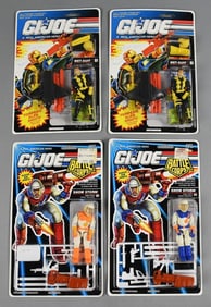 (4) 1991-92  GI Joe Action Figures-MOC-NOS
