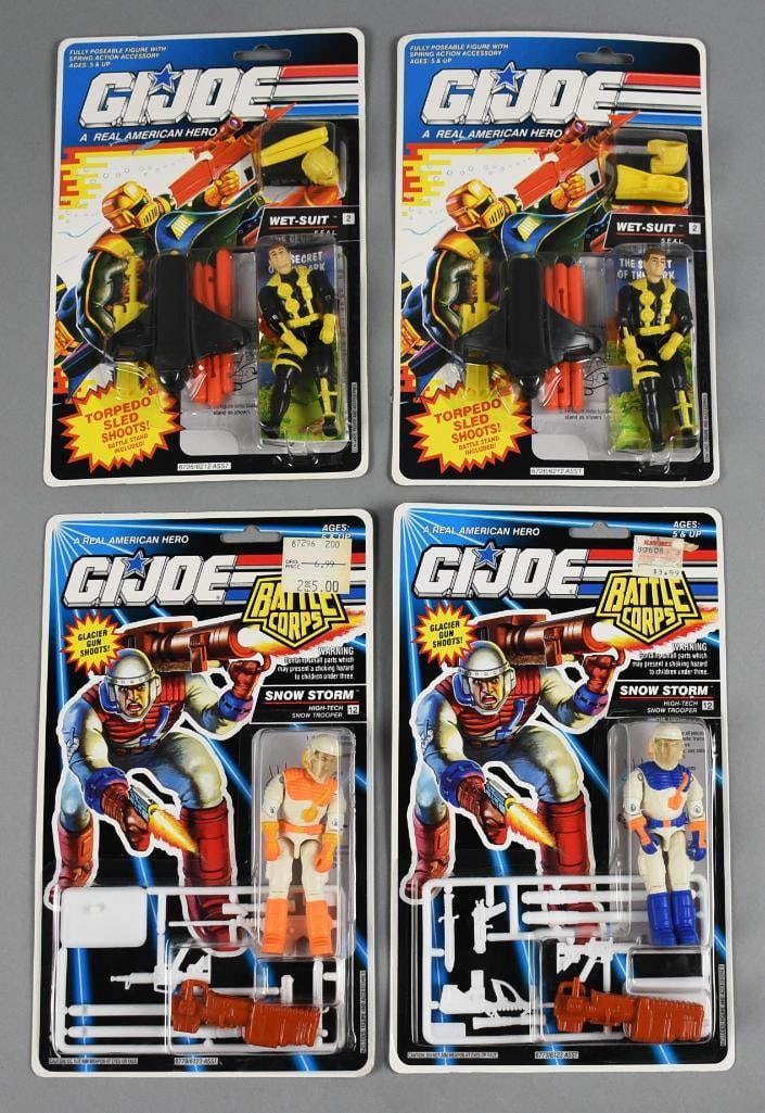 (4) 1991-92  GI Joe Action Figures-MOC-NOS (1 of 2)