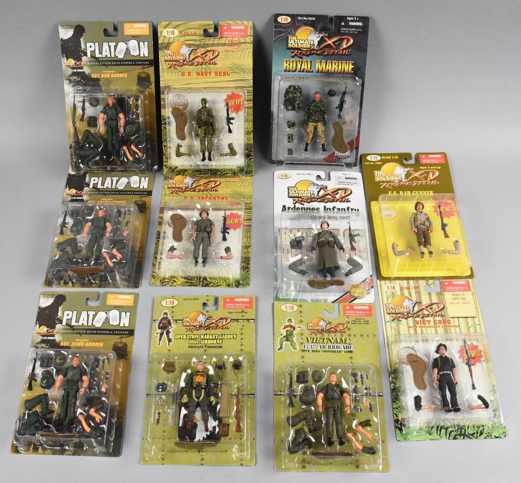 (11) 2000s 21st C Toys Ultimate Soldier 1:18 Scale-MOC-NOS (1 of 2)