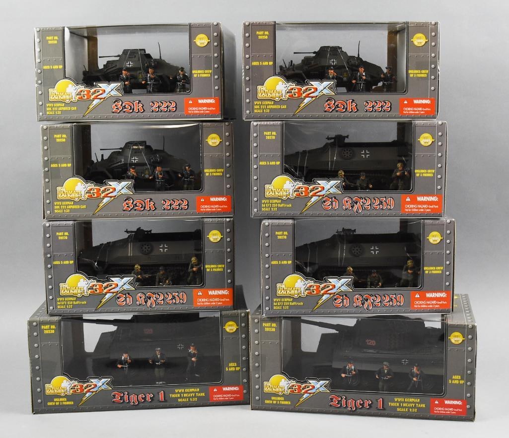 (8) 2001 Ultimate Soldier German Military Vehicles-MIB-NOS (1 of 2)