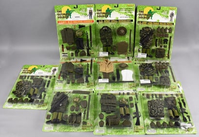 (10) 1997 21st C Ultimate Soldier Accessories-MOC-NOS