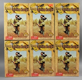 (6) 2000  Ultimate Soldier Afrika Korps 21st C Toys -MIB-NOS