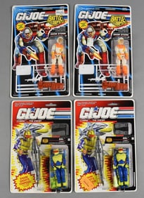 (4) 1991-92  GI Joe Battle Corps Action Figs-MOC-NOS