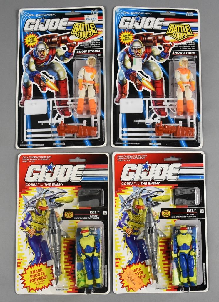 (4) 1991-92  GI Joe Battle Corps Action Figs-MOC-NOS (1 of 2)