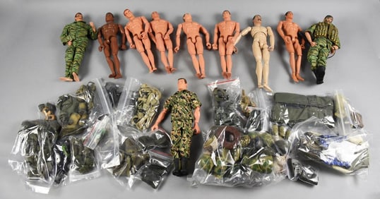 Large Assortment Misc. Military Dolls and Accessories-Loose