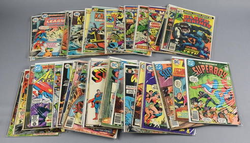 (40) Bronze Age DC & Marvel Comic Book Assortment-Sleeved (1 of 11)