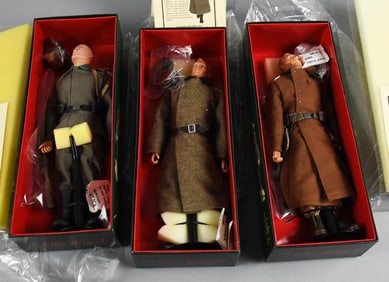 (3) 2002 Cotswold Collectibles Elite Brigade 12" Doll-MIB-NOS
