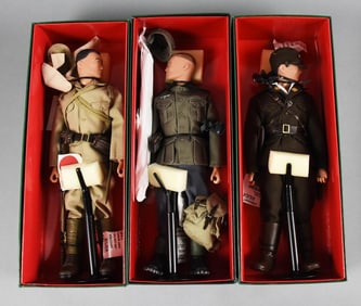 (3) 2002 Cotswold Collectibles Elite Brigade 12" Doll-MIB-NOS