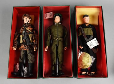 (3) 2002 Cotswold Collectibles Elite Brigade 12" Doll-MIB-NOS
