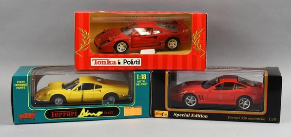 (3) Tonka, Anson and Maisto 1:18 Scale Die-Cast-MIB-NOS
