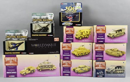 2003-04 Corgi Fighting Machines, WWII PLUS, Multi Scale-NOS