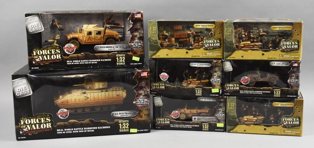 (8) 2003 Unimax Forces of Valor Soldiers & Tanks-MIB-NOS (1 of 4)