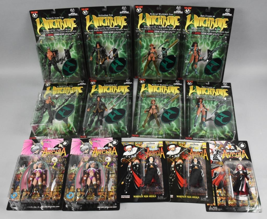 (13) 1996, 98 Antarctic Press Withcblade Action Figs-MOC-NOS (1 of 5)