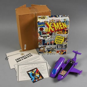 1993  X-Men Marvel Character Time Ltd Ed Watch-679/5000-COA-NOS