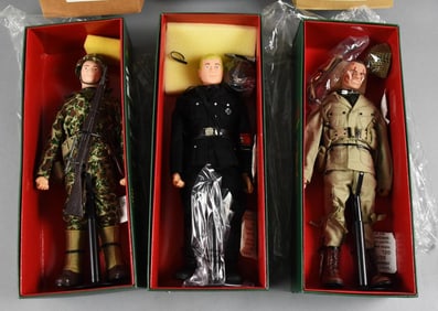 (3) 2002 Cotswold Collectibles Elite Brigade 12" Doll-MIB-NOS