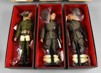(3) 2002 Cotswold Collectibles Elite Brigade 12" Doll-MIB-NOS