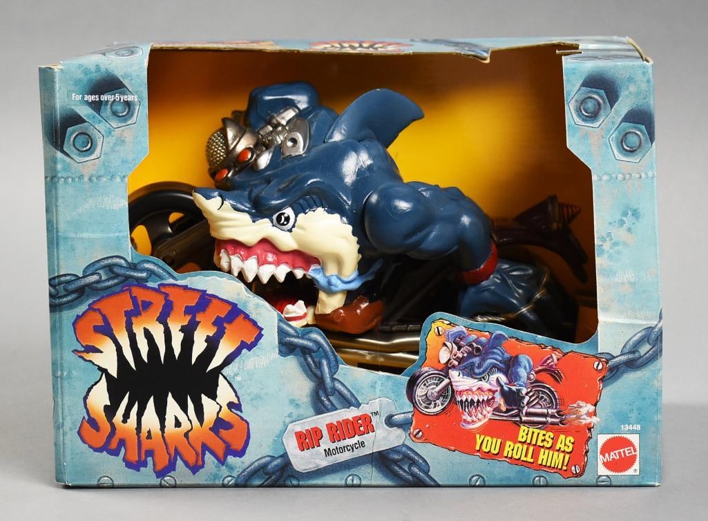 1995 Street Sharks Rip Rider Mattel MIB-NOS: Lot is a 1995 Mattel Street Sharks Rip Rider - MIB-NOS. Single owner collection from the largest toy collector on the West Coast.