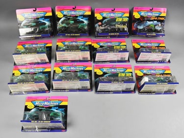 (13) 1993 Galoob Micro Machines Star Trek Assortment-MIP-NOS