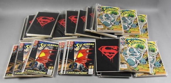 (110) 1990s DC Comics Superman - Sleeved-Mint