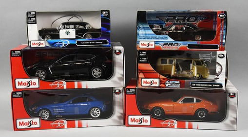(6) 2000s Maisto Special Edition & More Die-Cast-MIB-NOS
