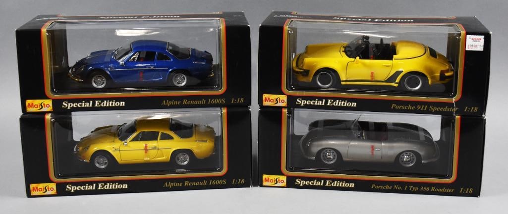 (4) Maisto Special Edition Renault & Porsche-MIB-NOS (1 of 5)