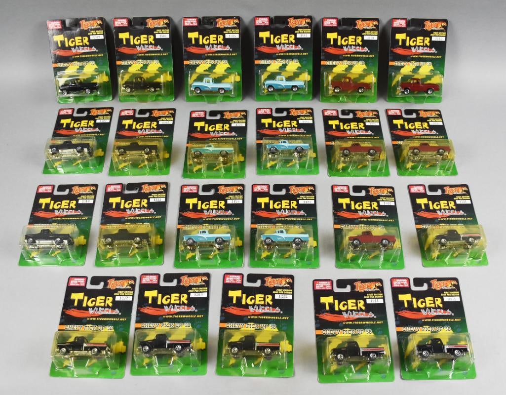 (23) 2000 Chevy Pick-Up '58  Tiger Wheels Variety-MOC-NOS (1 of 4)
