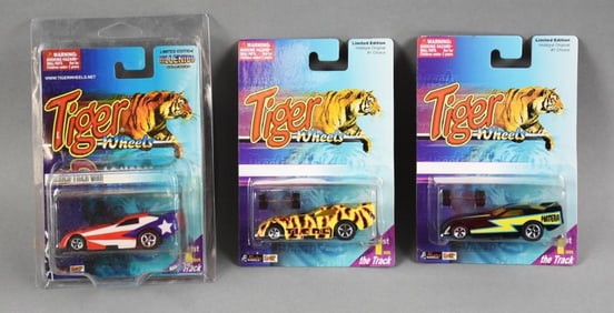 (3) 2000 Tiger Wheels Ltd Ed Funny Cars-MOC-NOS