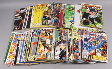 (62) 1990s Marvel and DC Comic Books - Sleeved